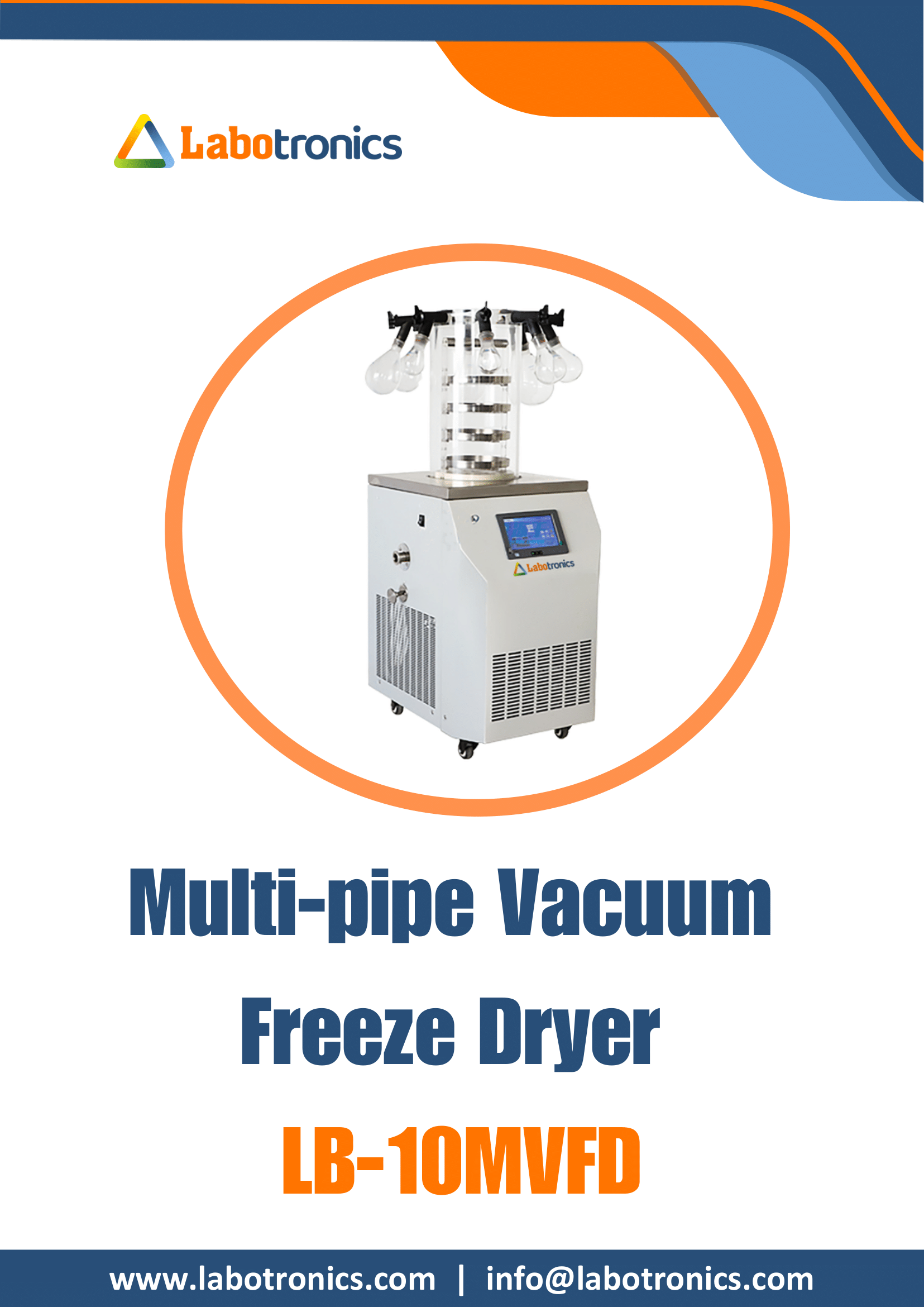 Multi-pipe Vacuum Freeze Dryer LB-10MVFD