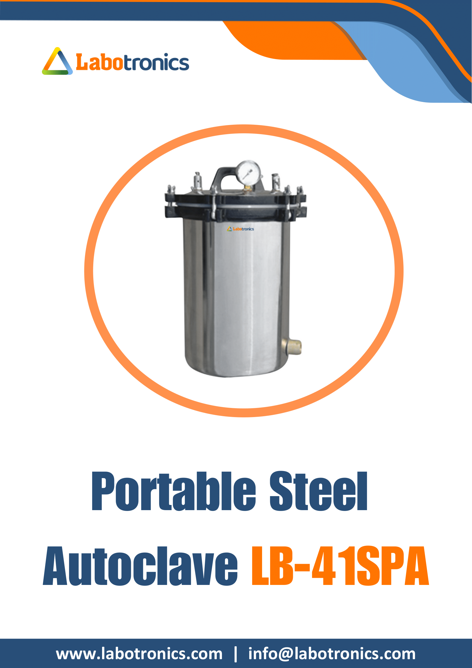 Portable Steel Autoclave LB-41SPA