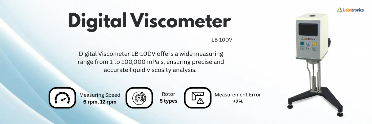Digital Viscometer LB-10DV Banner