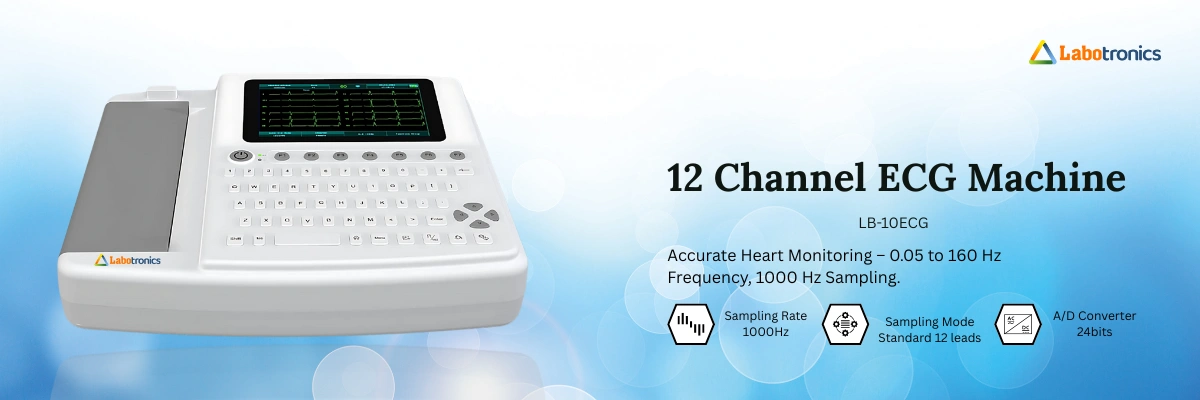 12 Channel ECG Machine LB-10ECG Product Banner 